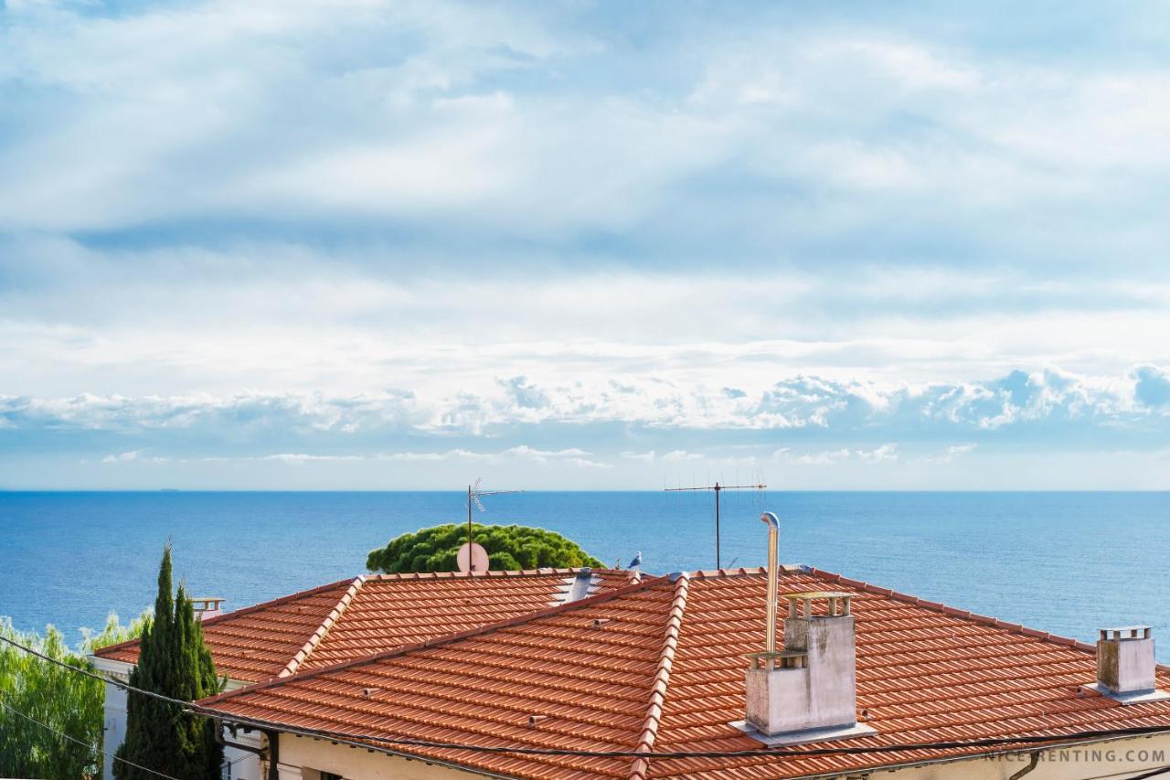 Nice Renting - Maeterlinck - Idyllic Luxury Retreat In Cap De Nice Sea View Extérieur photo